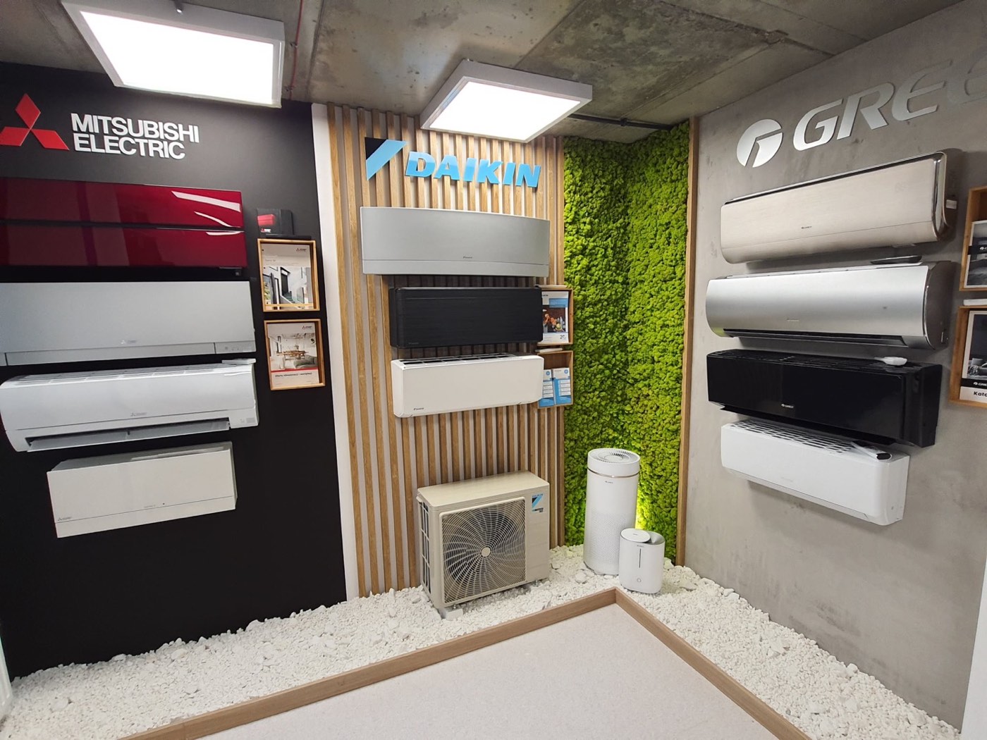 Salon klimatyzatorów Santier - Mitsubishi Electric, Daikin, Gree