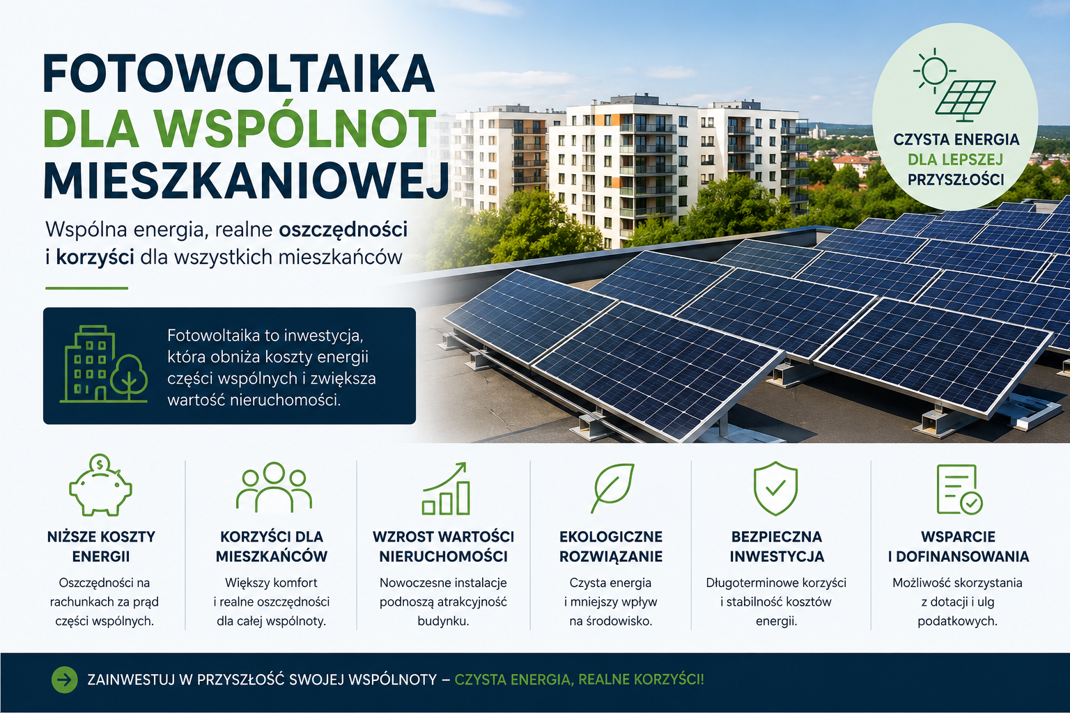 Fotowoltaika dla wspólnoty mieszkaniowej