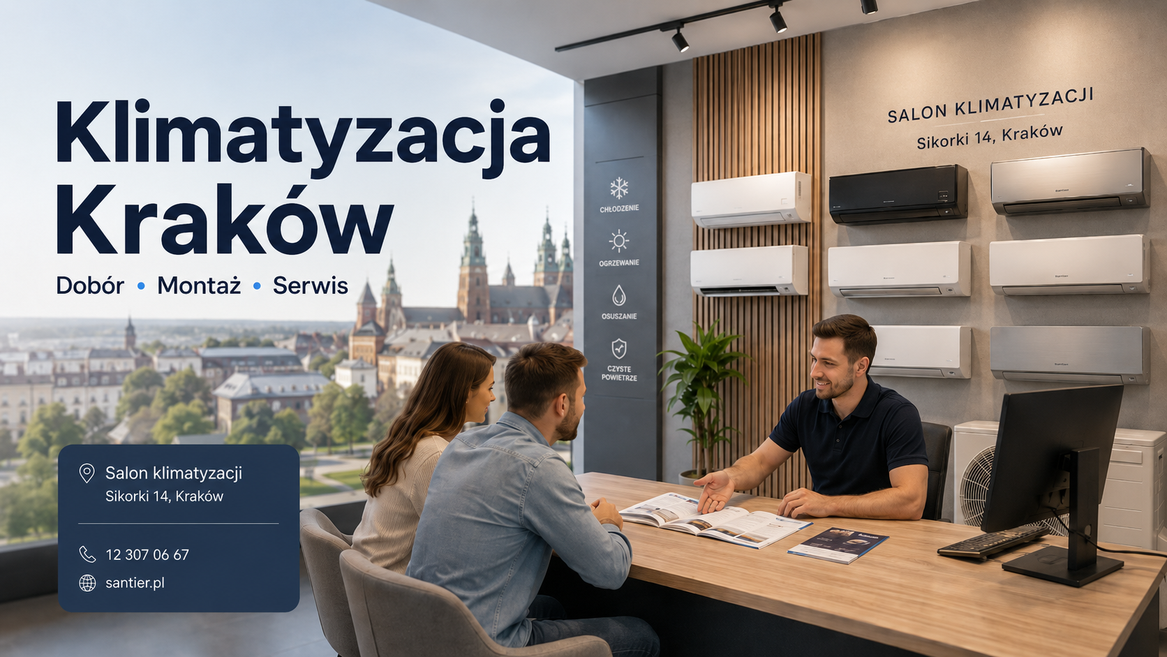 Klimatyzacja Kraków – ile kosztuje montaż klimatyzatora i jak wybrać najlepsze urządzenie do mieszkania lub domu?