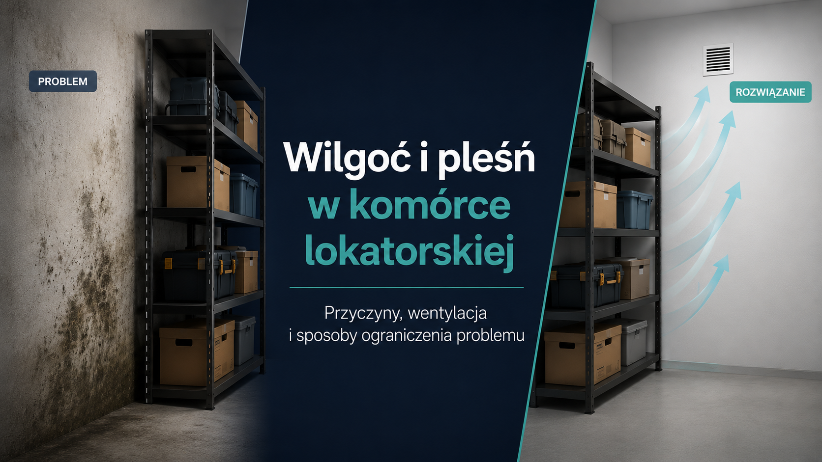 Wilgoć i pleśń w komórce lokatorskiej – przyczyny, wentylacja i sposoby ograniczenia problemu